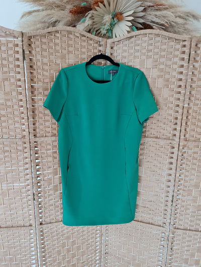Pied A Terre green shift dress 8