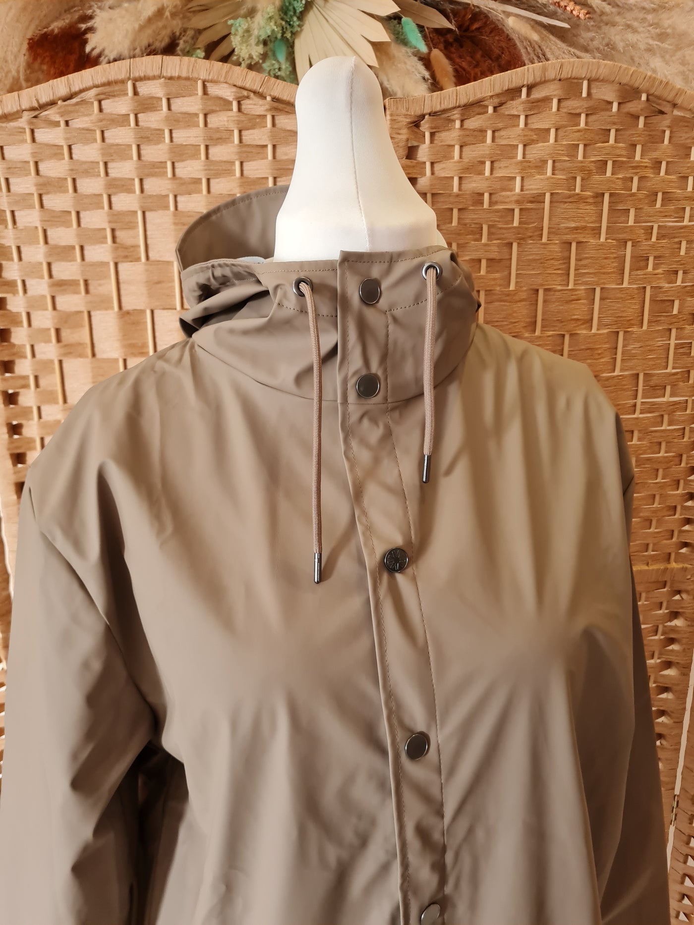 Rains Long Brown Jacket XL