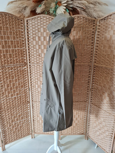 Rains Long Brown Jacket XL