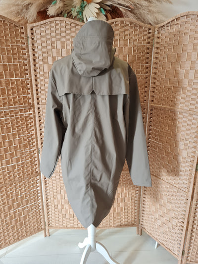 Rains Long Brown Jacket XL