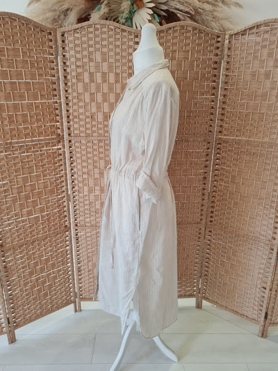 M&S Collection Linen Shirt Dress Size 14