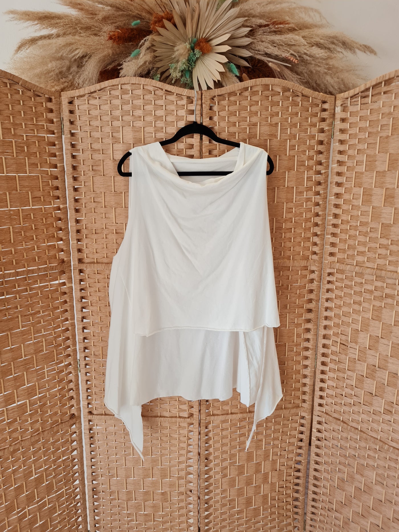 Tasha tank top in white One size