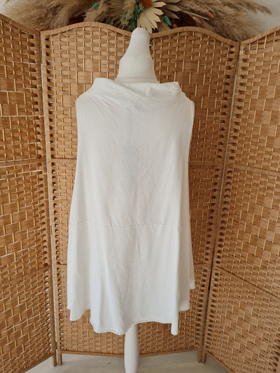 Tasha tank top in white One size