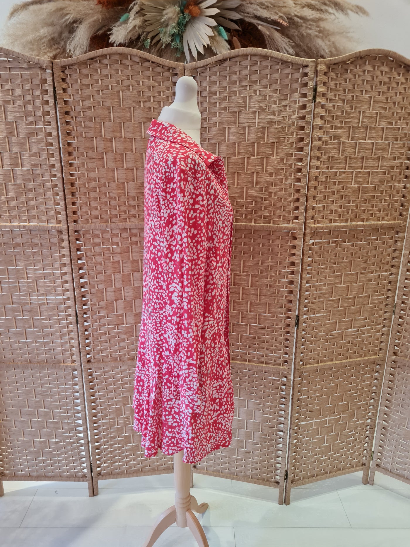 Mint Velvet coral mini dress 10