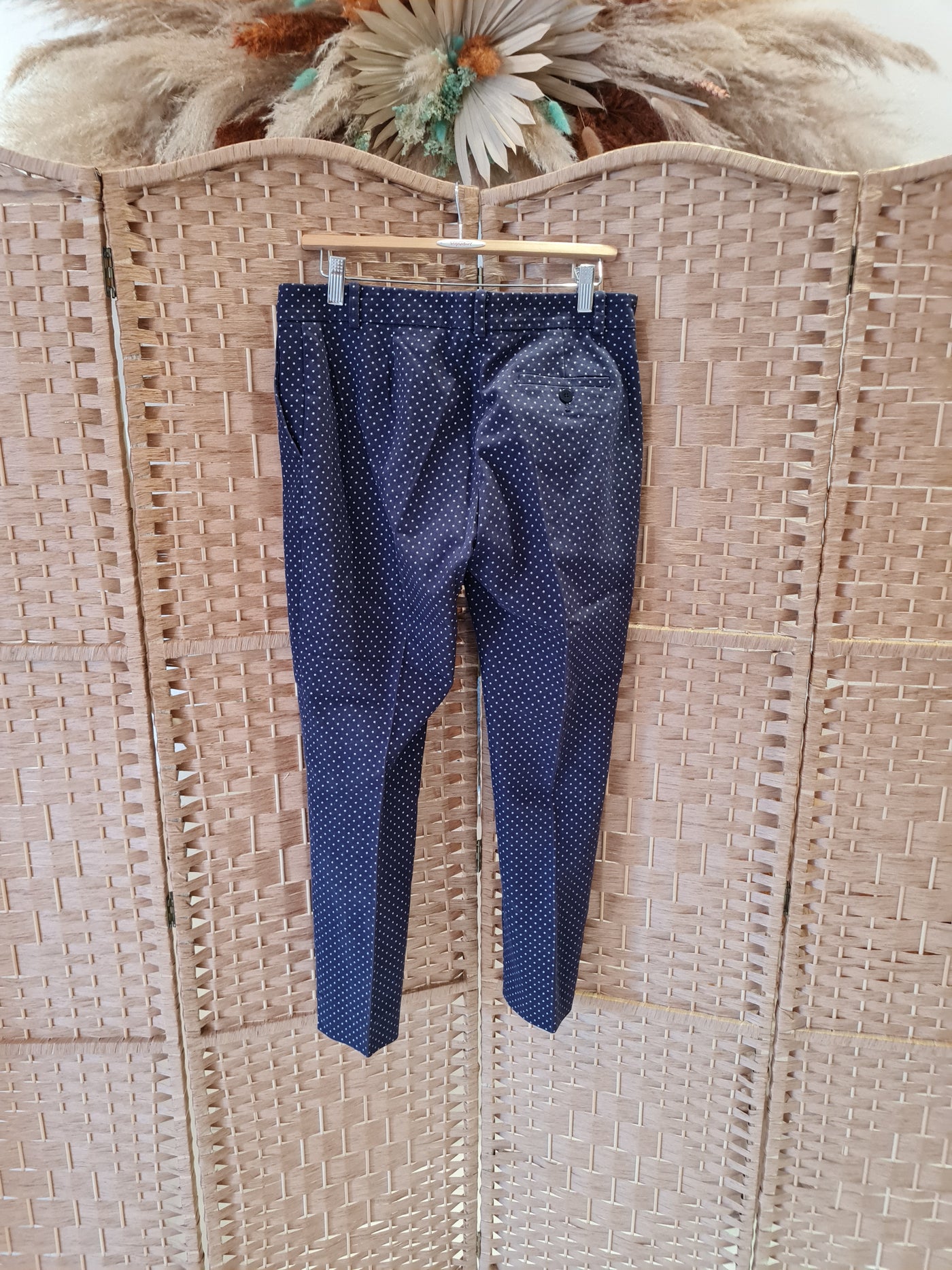 Boutique by Jaeger navy spot trousers 8/10