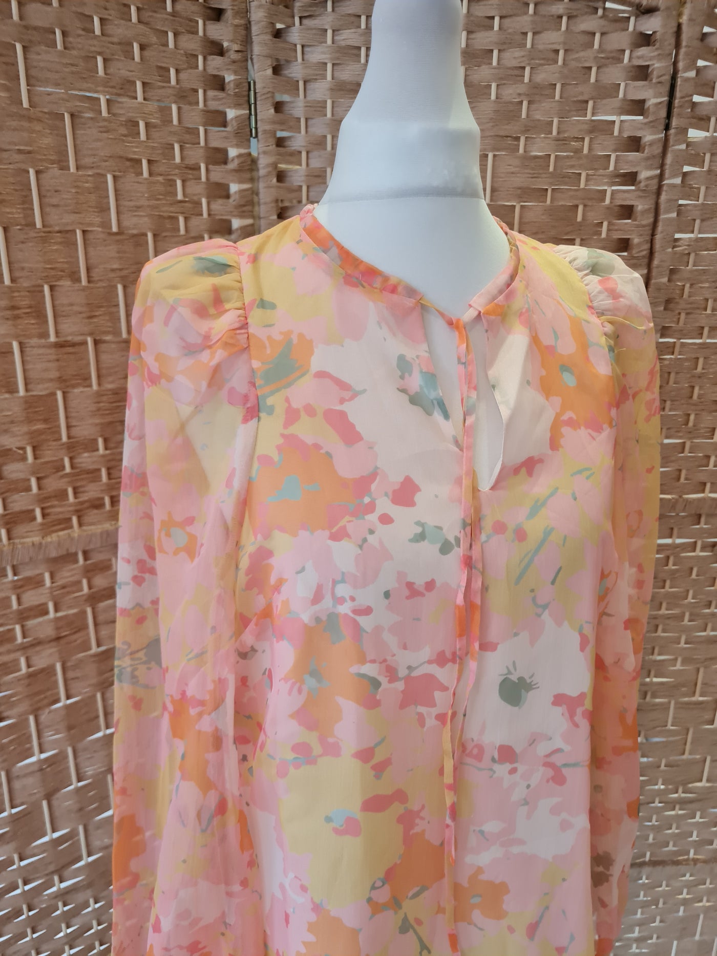 Oasis Coral Blouse 8 New