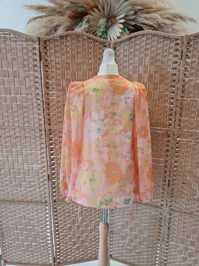 Oasis Coral Blouse 8 New