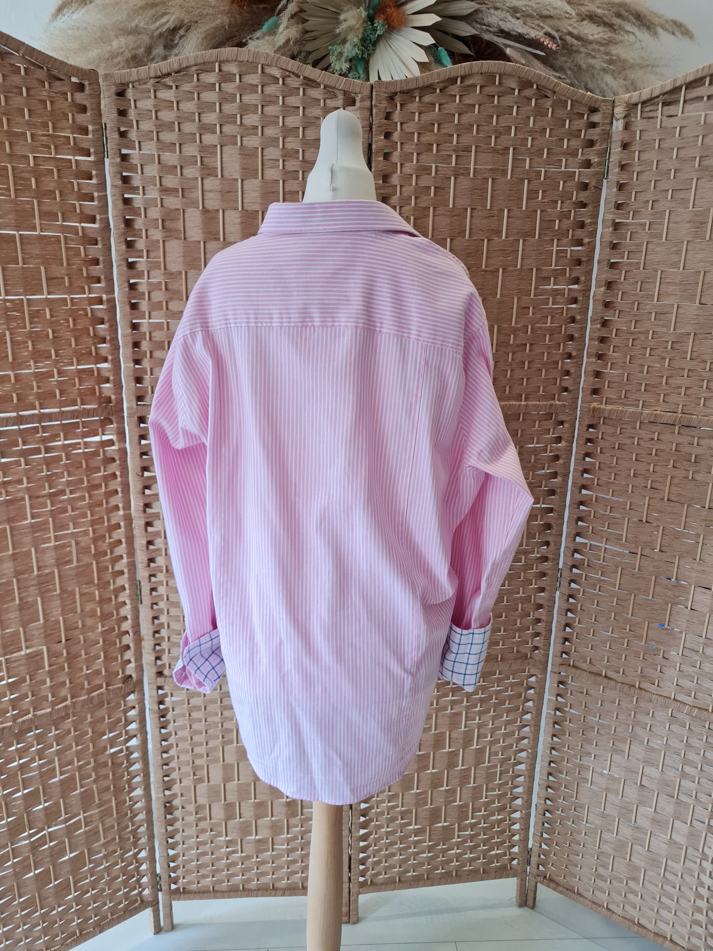 Rydale Pink Stripe Shirt Size 16