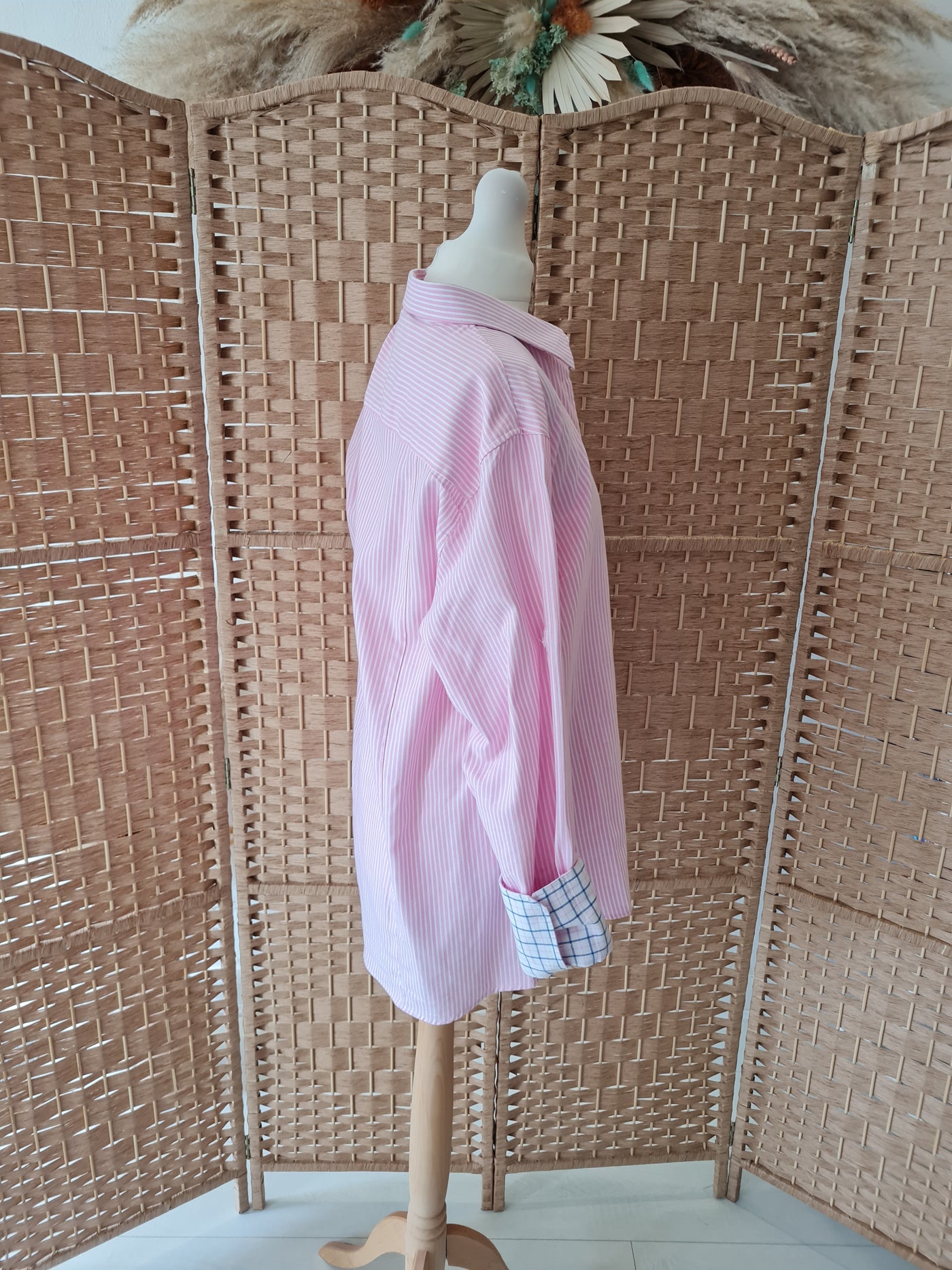 Rydale Pink Stripe Shirt Size 16