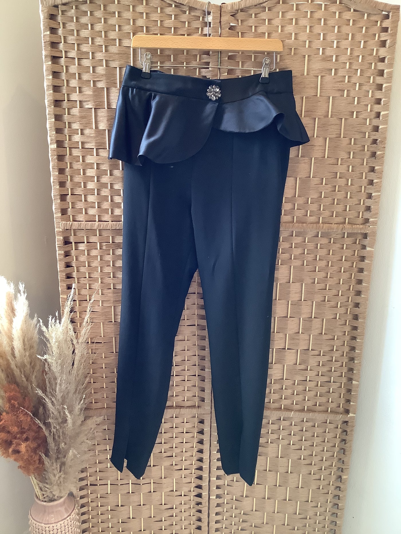 Zara Black Trouser with Belt
