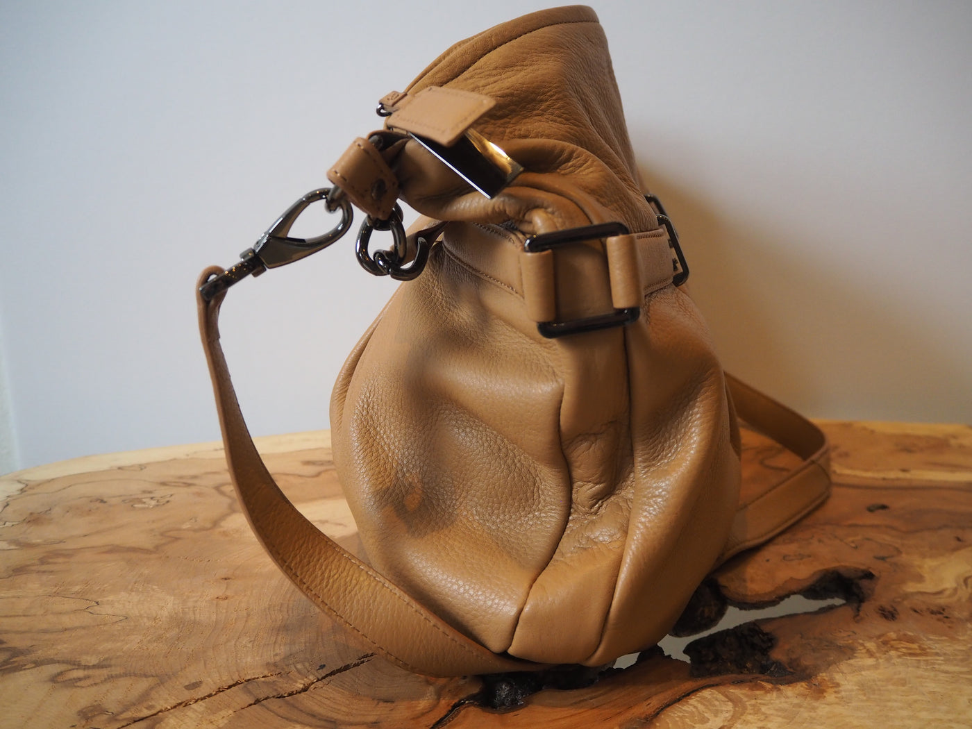 Kenneth Cole Tan Hobo Bag