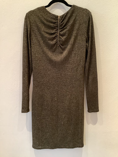 Ted Baker Gold/Black Dress Size Medium