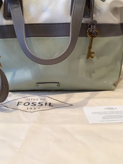 Fossil Green Multi Satchel New  £199