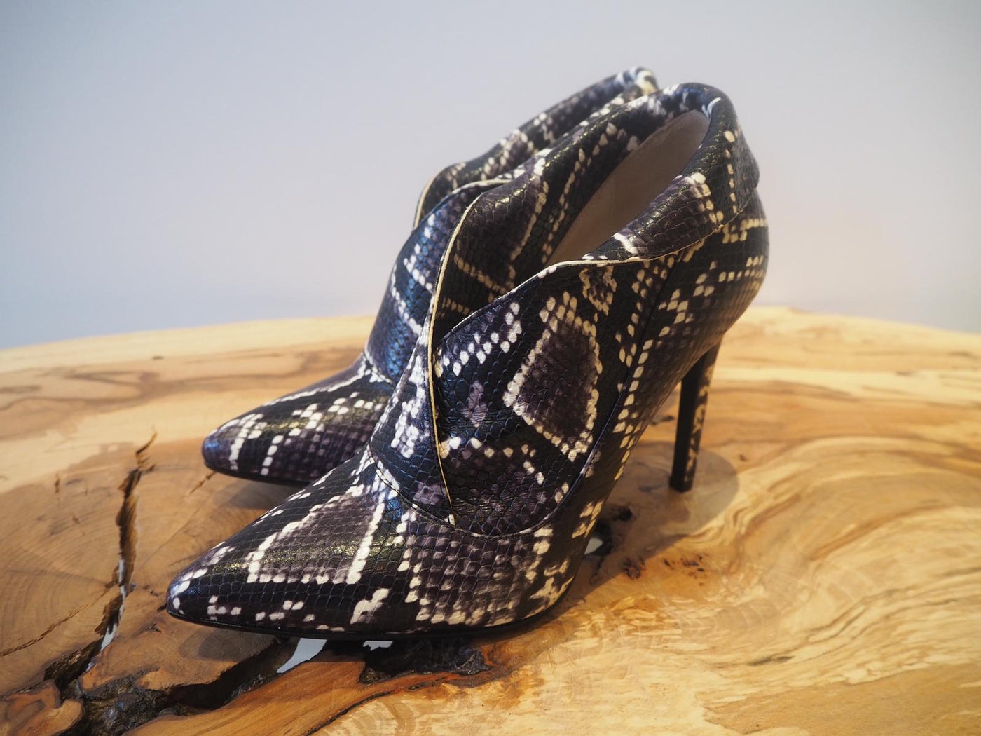 Moda In Pelle Snake Skin Shoe boots 5
