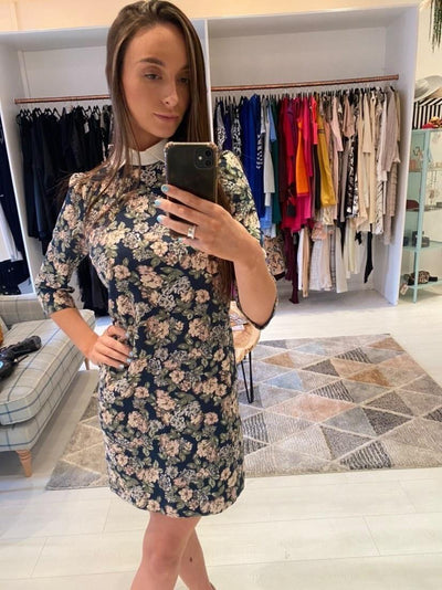 Sisley Printed Collar Dress S