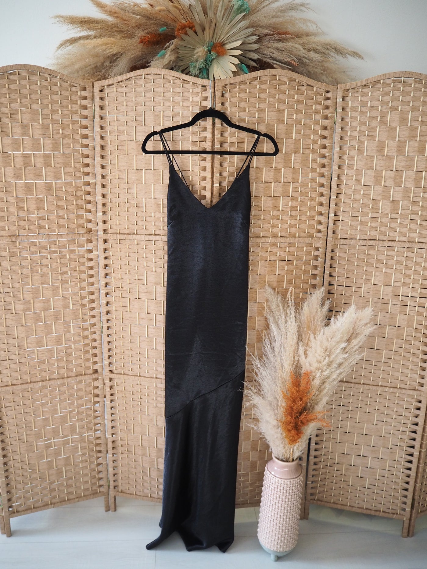 H&M Black silk maxi 12