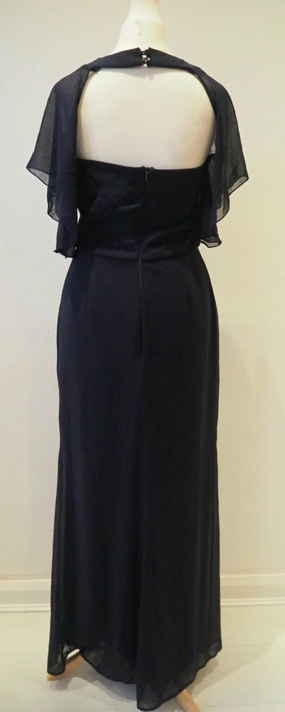 Little Black Dress Navy Maxi Dress Size 10