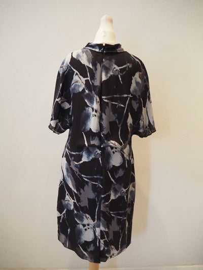 Reiss Leaf Print Shift Dress 14