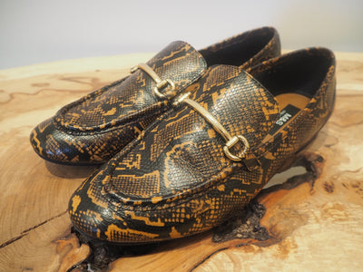M&S Snake Print Loafers 5