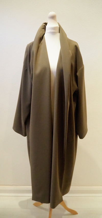 Isabel De Pedro Khaki Coat Size 16