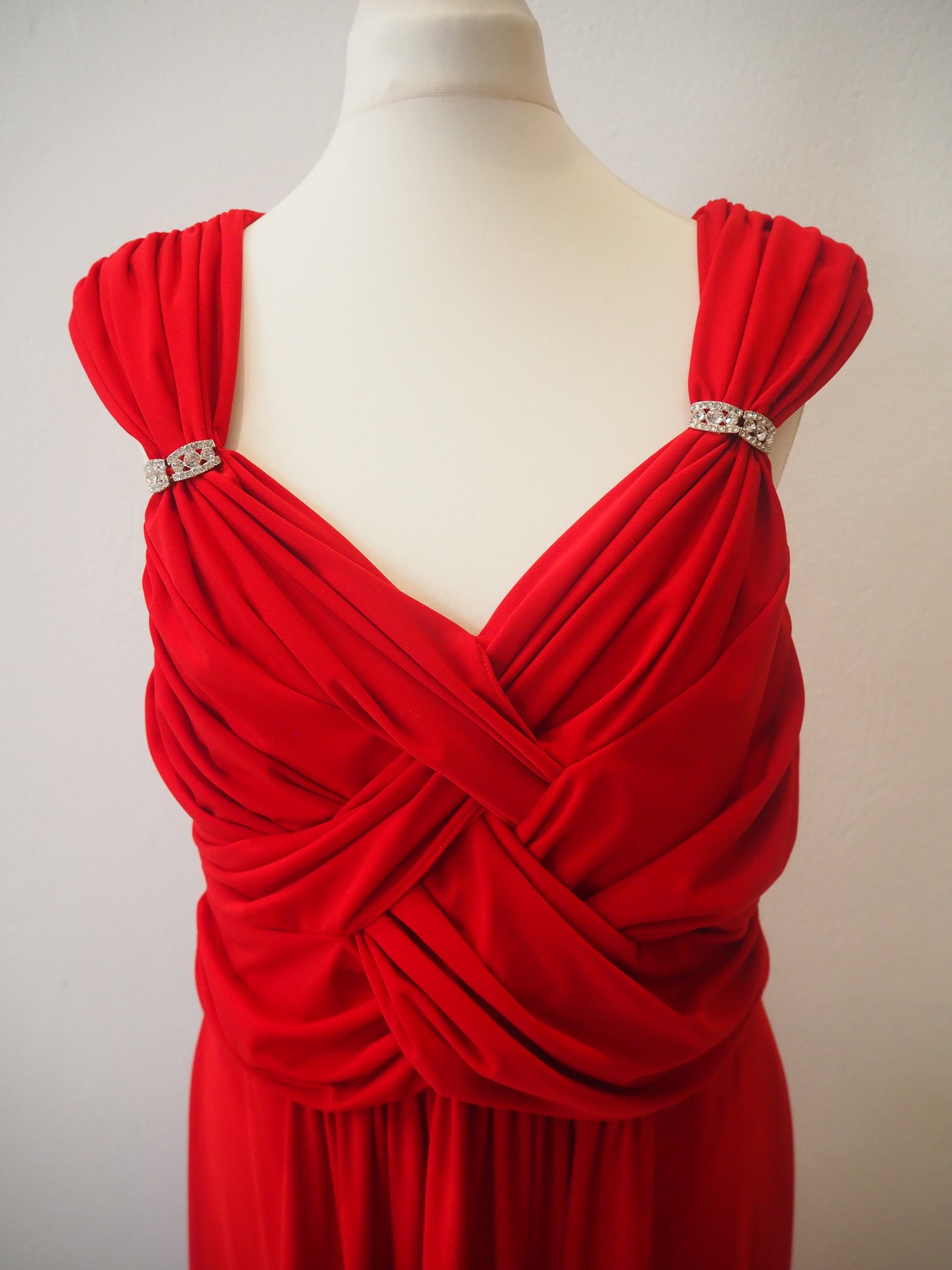 Phase Eight Red Evening Dress Size 14
