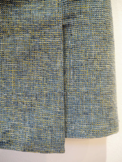Warehouse Blue Tweed Skirt 10