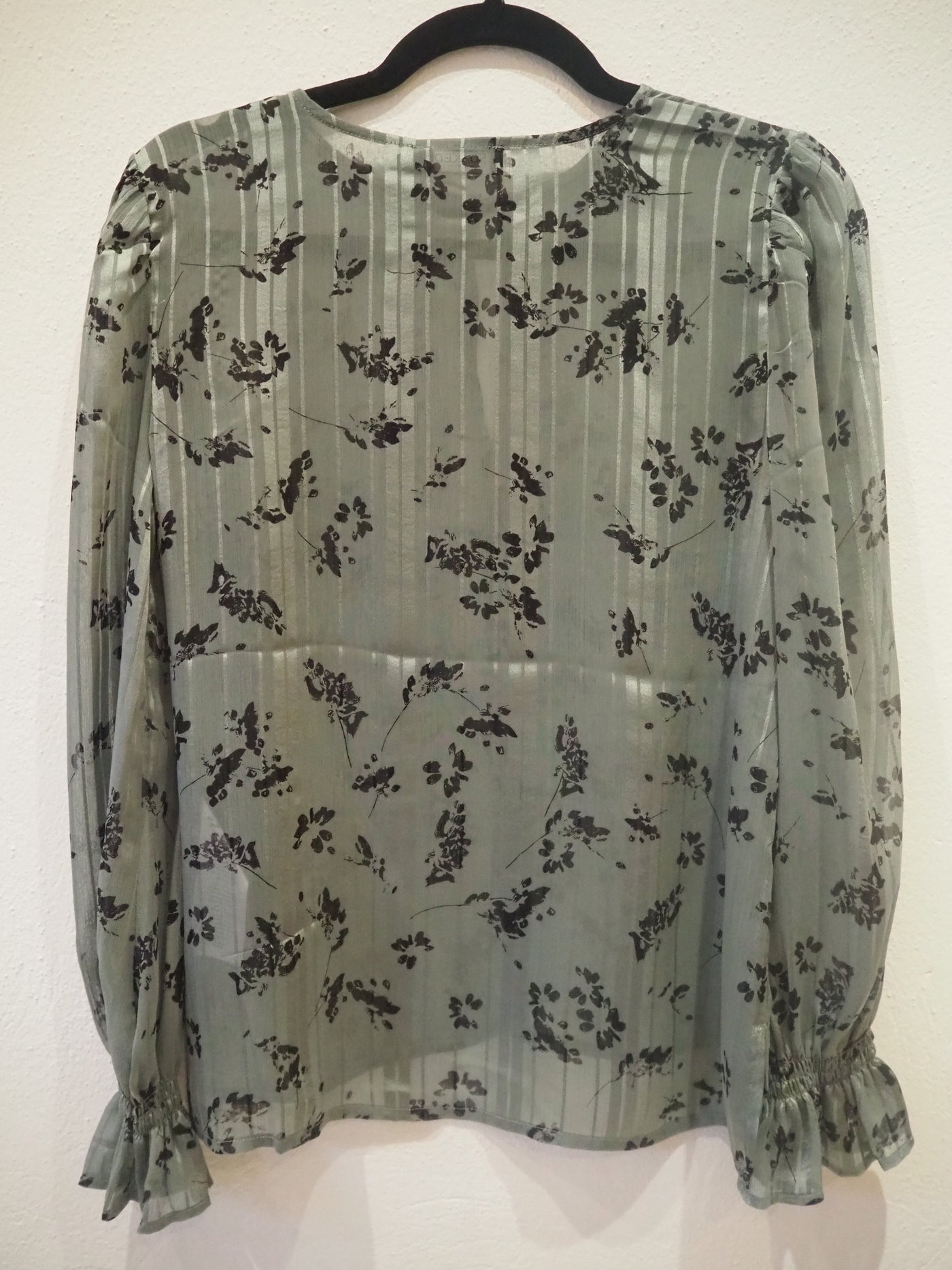 Soaked in Luxury Khaki Floral Blouse NEW RRP £60 8