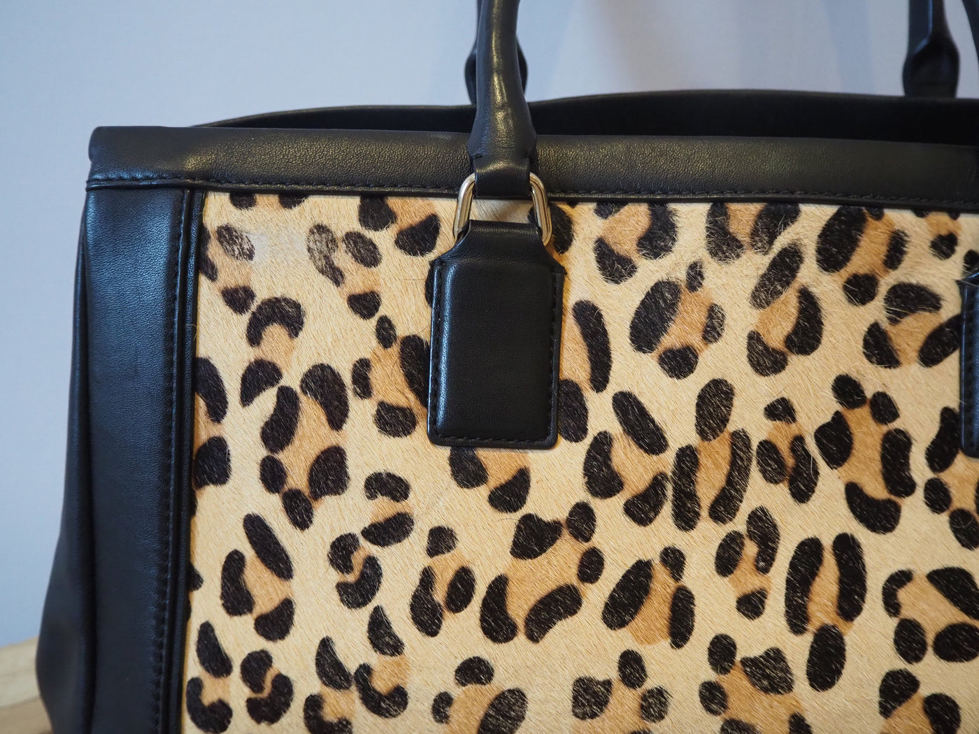Kate Spade Leather Leopard pony Hair Bag *AS IS
