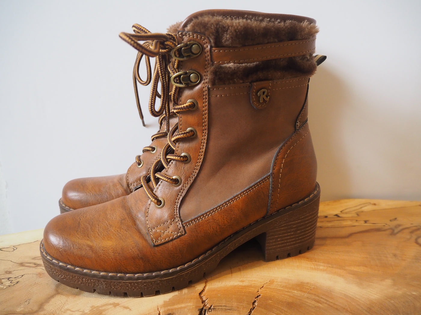 Refresh Brown Lace Boots 4