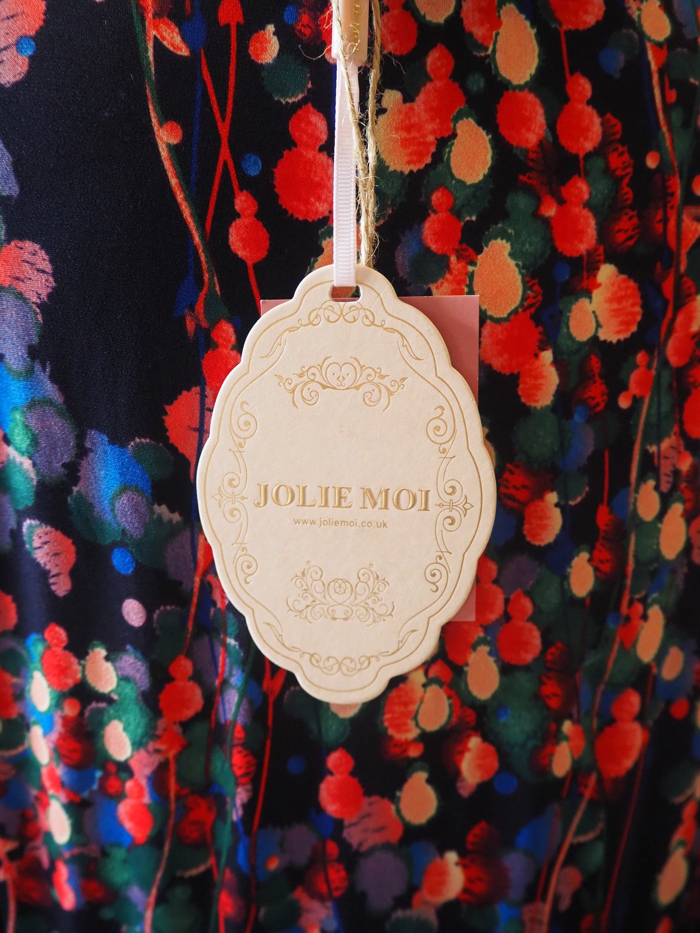 Jolie Moi Turtleneck Multi Midi Dress 14 NEW RRP £85