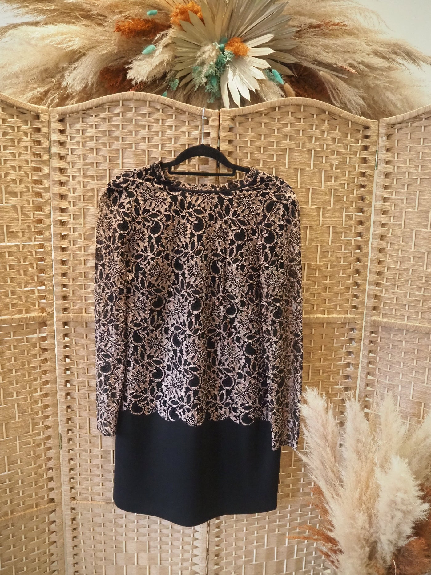 Ted Baker Black/Gold Lace Dress 2