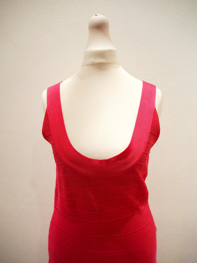 Pink Herve Leger Bodycon Dress Size Medium