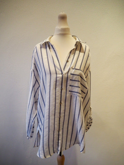 Gelco White stripe Shirt 14