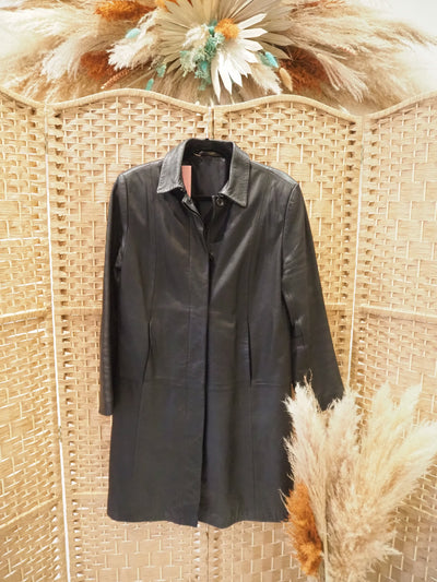M&S Vintage Leather Trench 12
