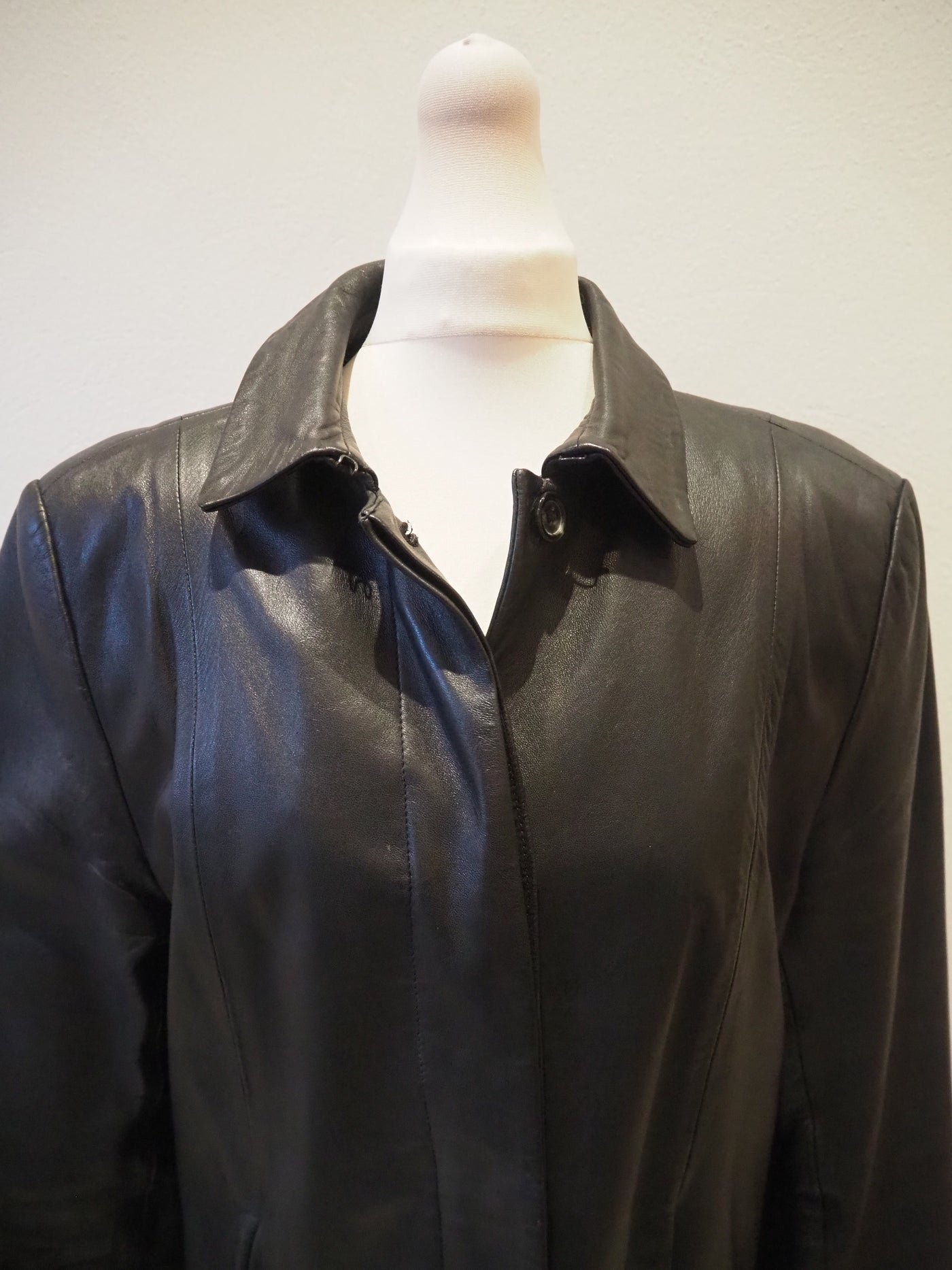 M&S Vintage Leather Trench 12