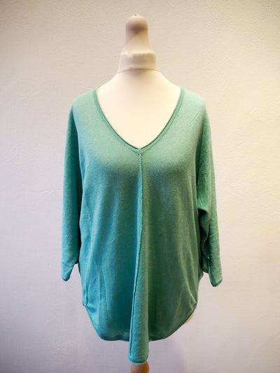 Part Two Green knit Jumper M