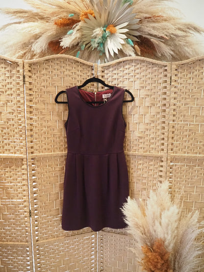 Miss Patina Maroon Dress S