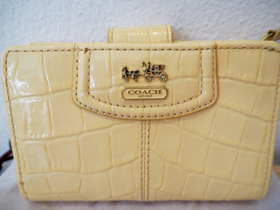 Coach Lemon Patent purse New with Tags