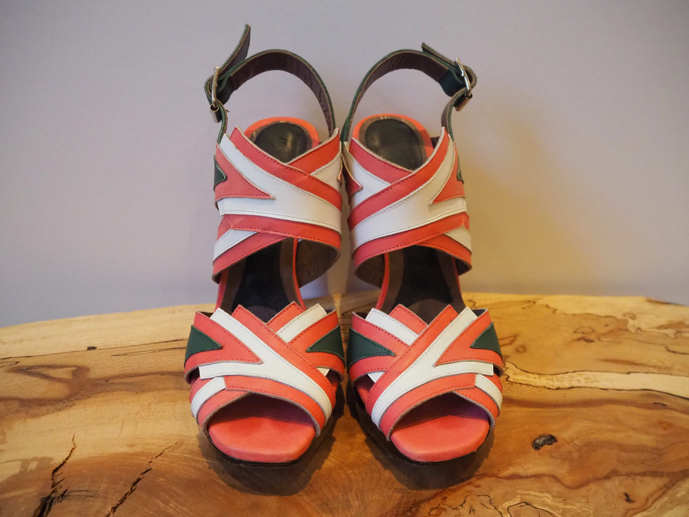 Marni Wooden Heel Sandal Size 5