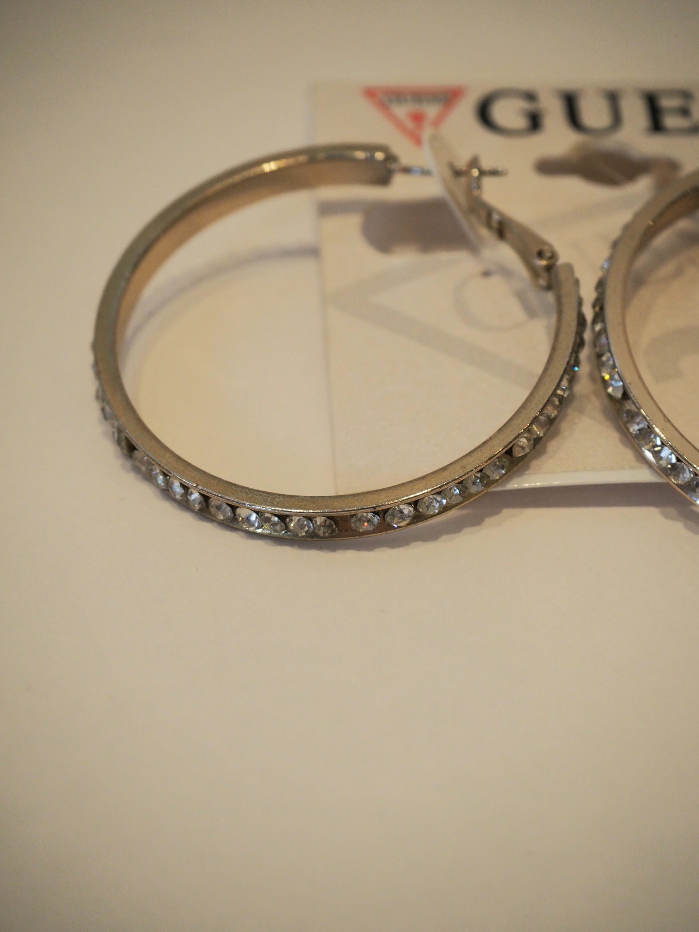 Guess Silver Hoops