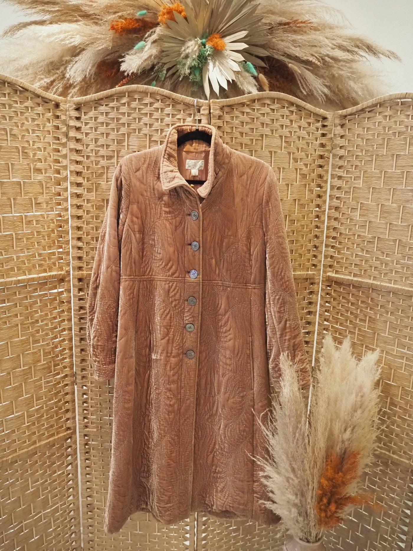 Vintage Ghost Velour Coat