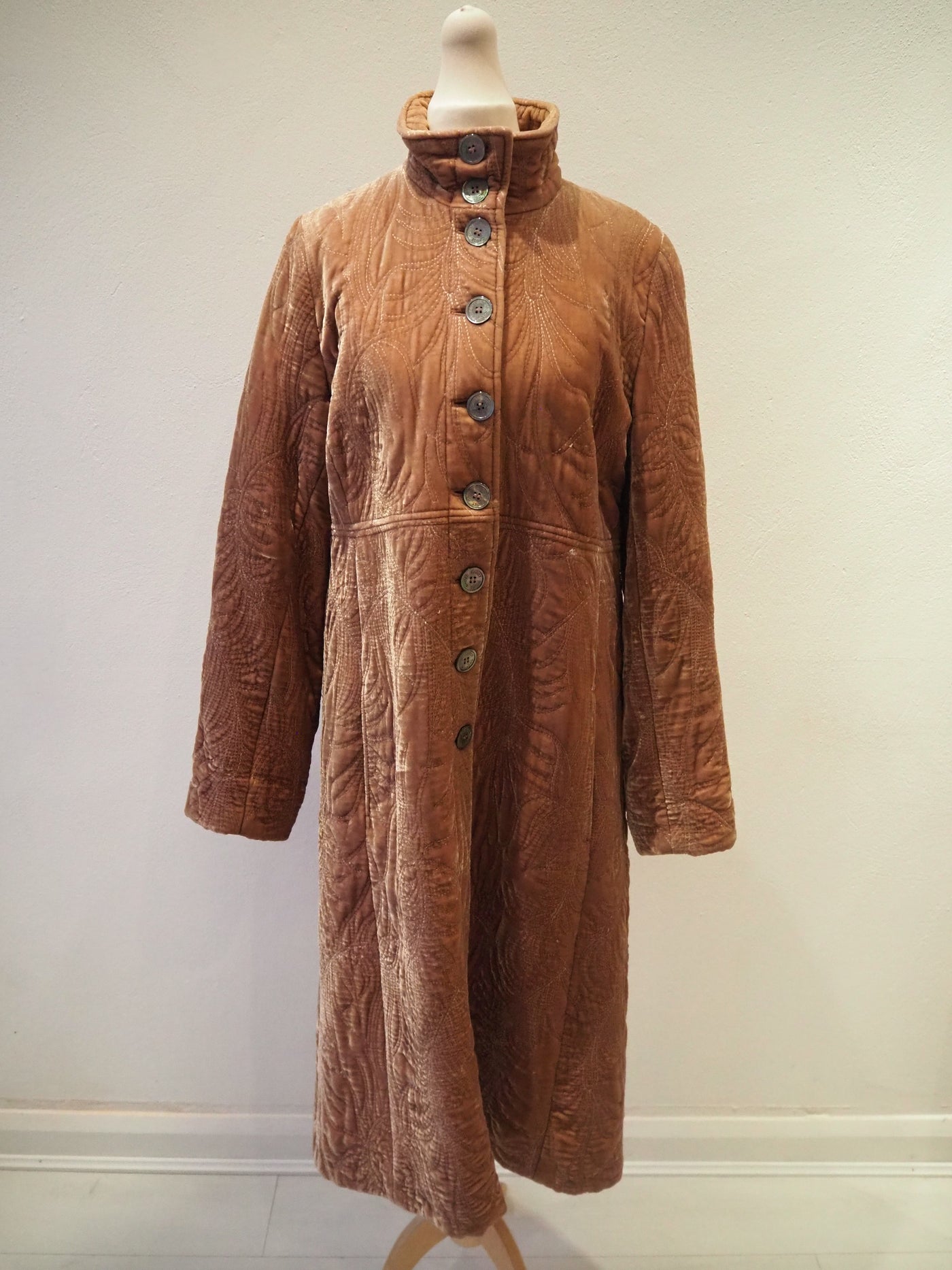 Vintage Ghost Velour Coat