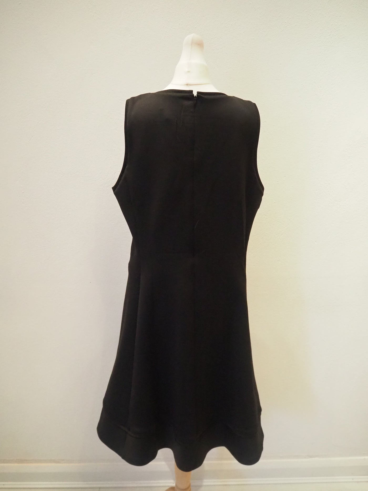 DKNY Black Skater Dress NEW 14