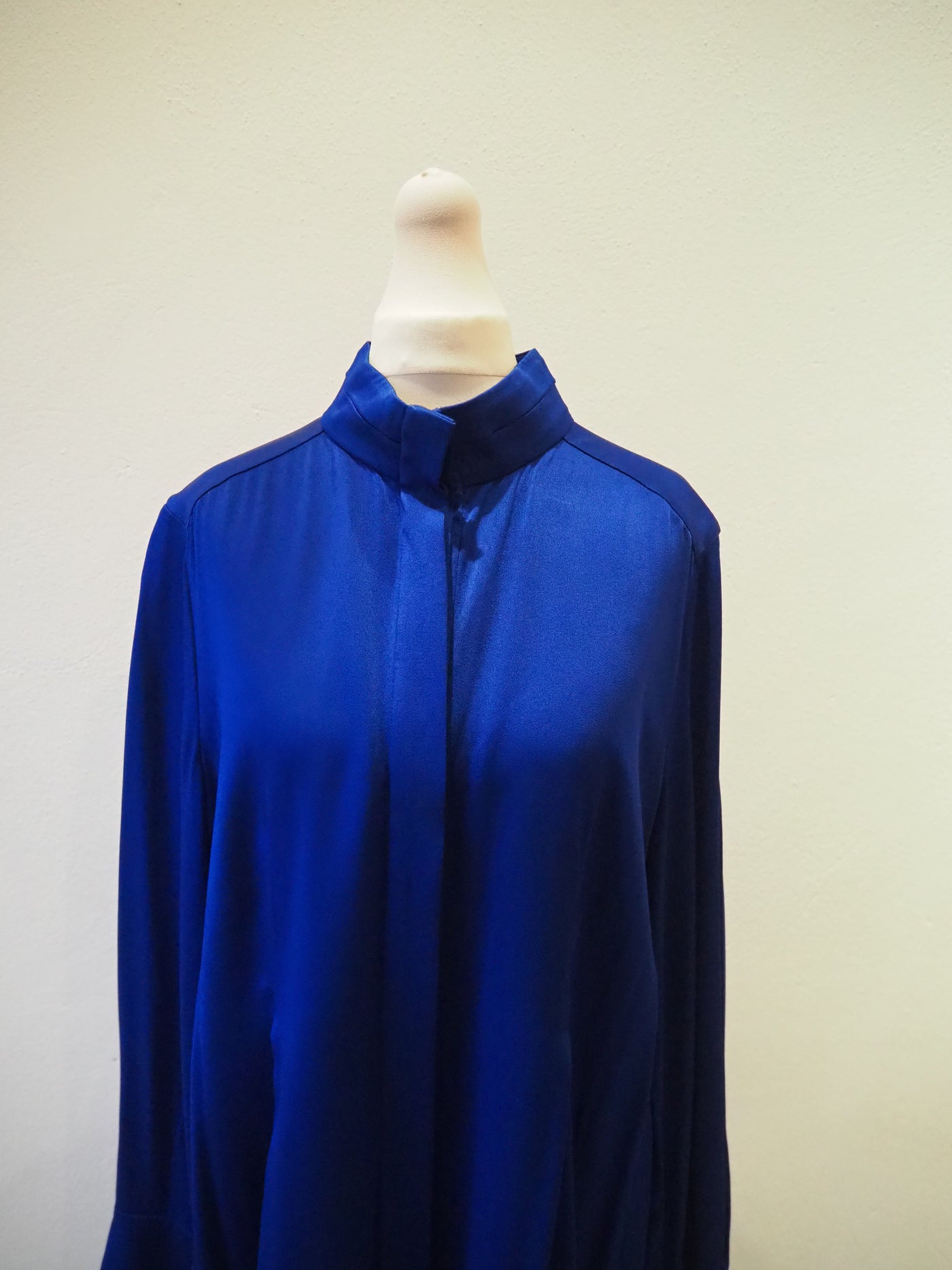 Lanvin Royal Blue Shirt Dress Size 40