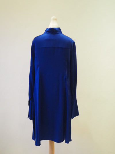 Lanvin Royal Blue Shirt Dress Size 40