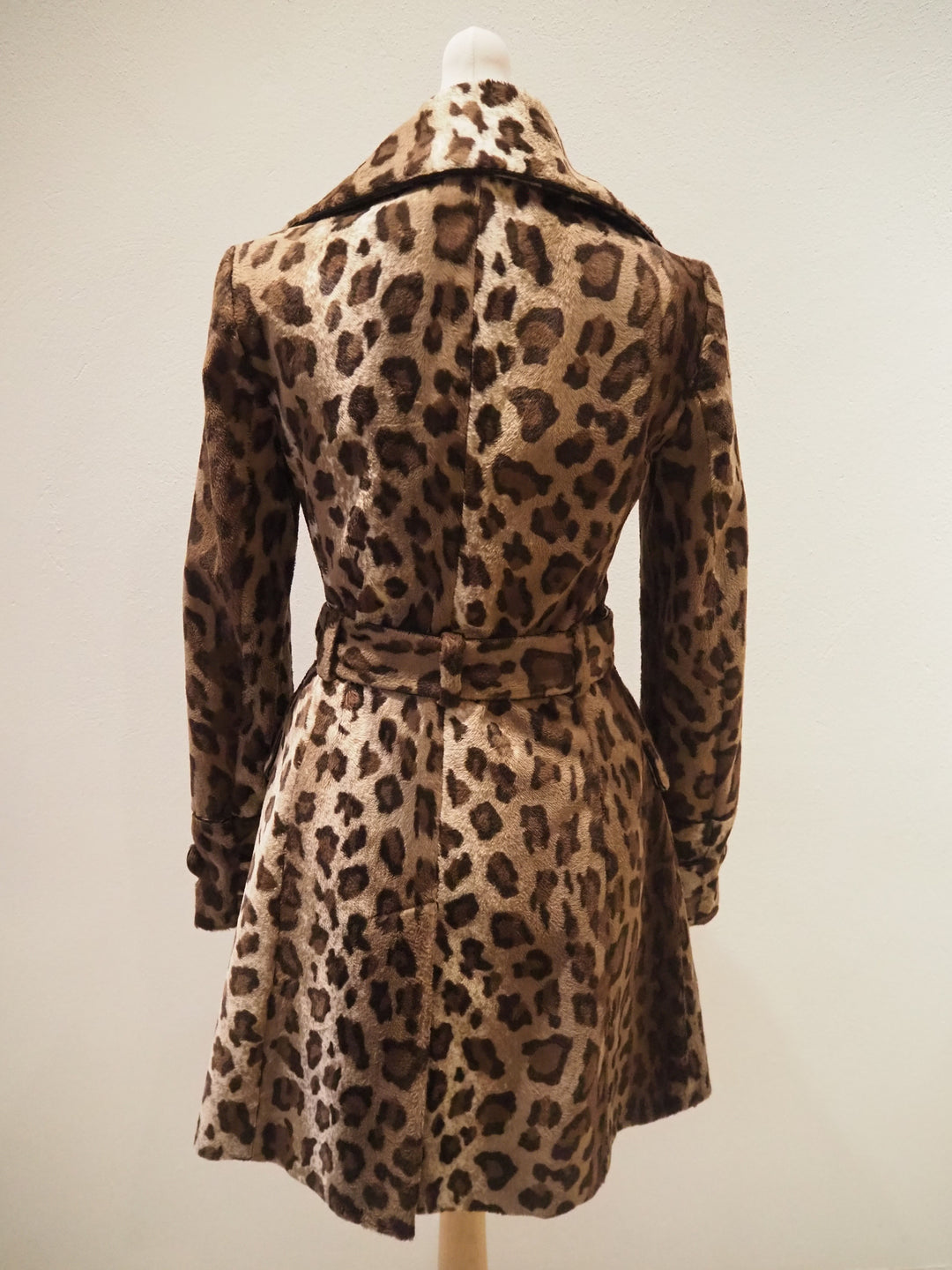 Karen Millen Faux Fur Animal print Coat 6 8 The Wardrobe