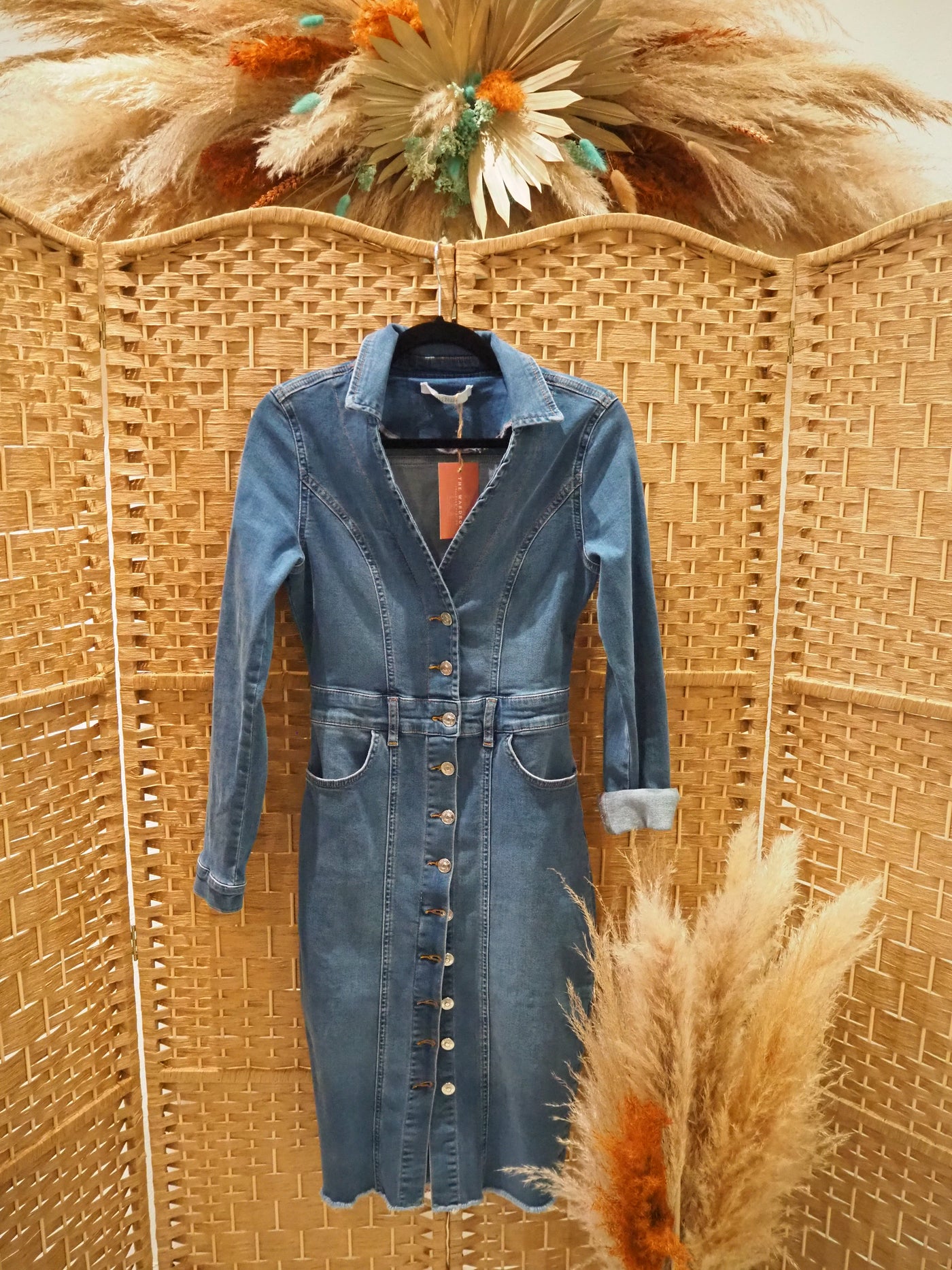 Michelle Keegan Denim Dress Size 8 – The Wardrobe